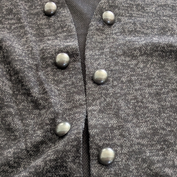 Women's Gray Sweater Blazer - Picture 2 of 6